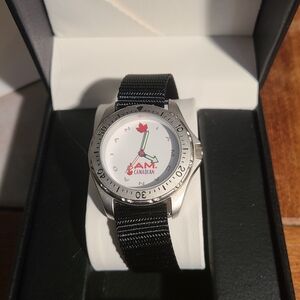 Working, New Battery Molson Canadian 'Canadian Pride' Watch. New Band & Battery